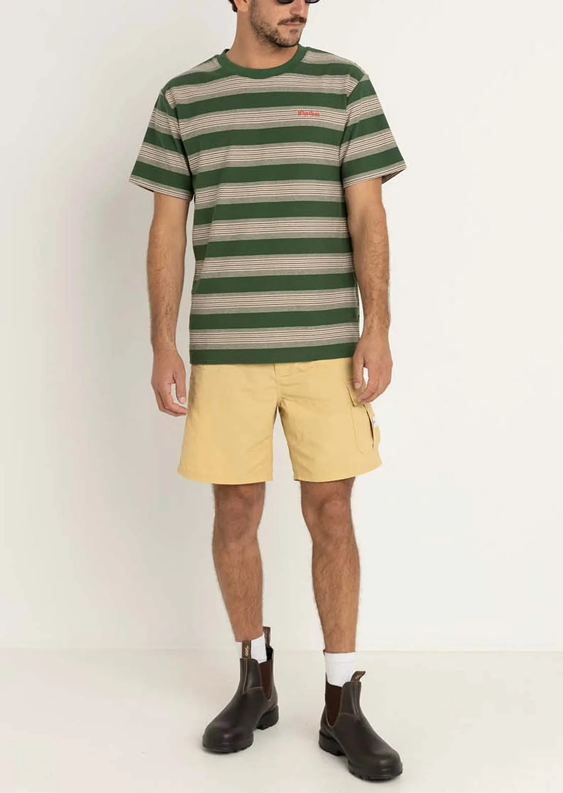 Rhythm Men's Echo Stripe T-Shirt sold by Prfo product image thumbnail 3