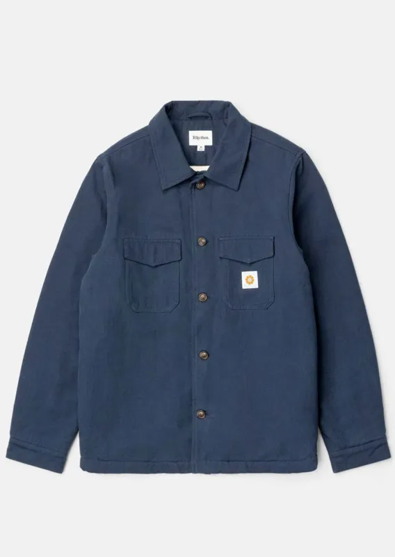 Rhythm Men's Sherpa Lined Work Button Up Shirt sold by Prfo