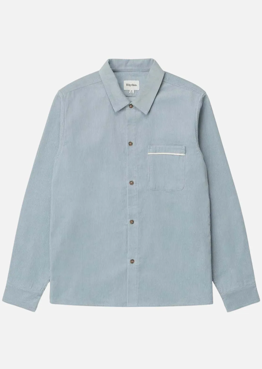 Rhythm Men's Corduroy Long Sleeve Button Up Shirt sold by Prfo