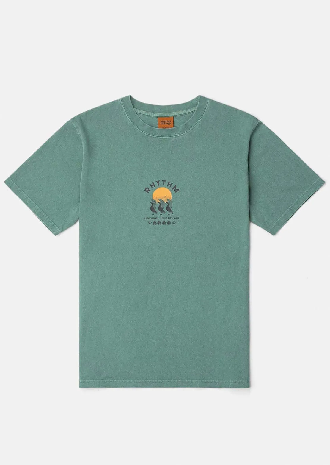 Rhythm Men's Natural Vibrations Vintage T-Shirt sold by Prfo