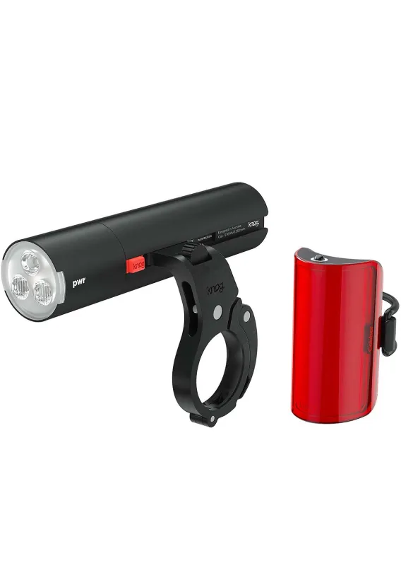 Knog PWR Road 700 & Mid Cobbler Light Set with Computer Mount sold by Prfo
