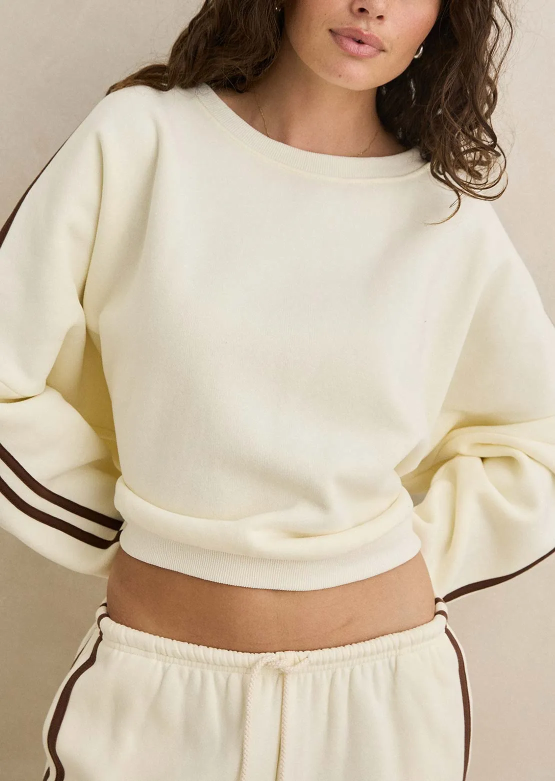 Rhythm Women's Contrast Sweatshirt sold by Prfo