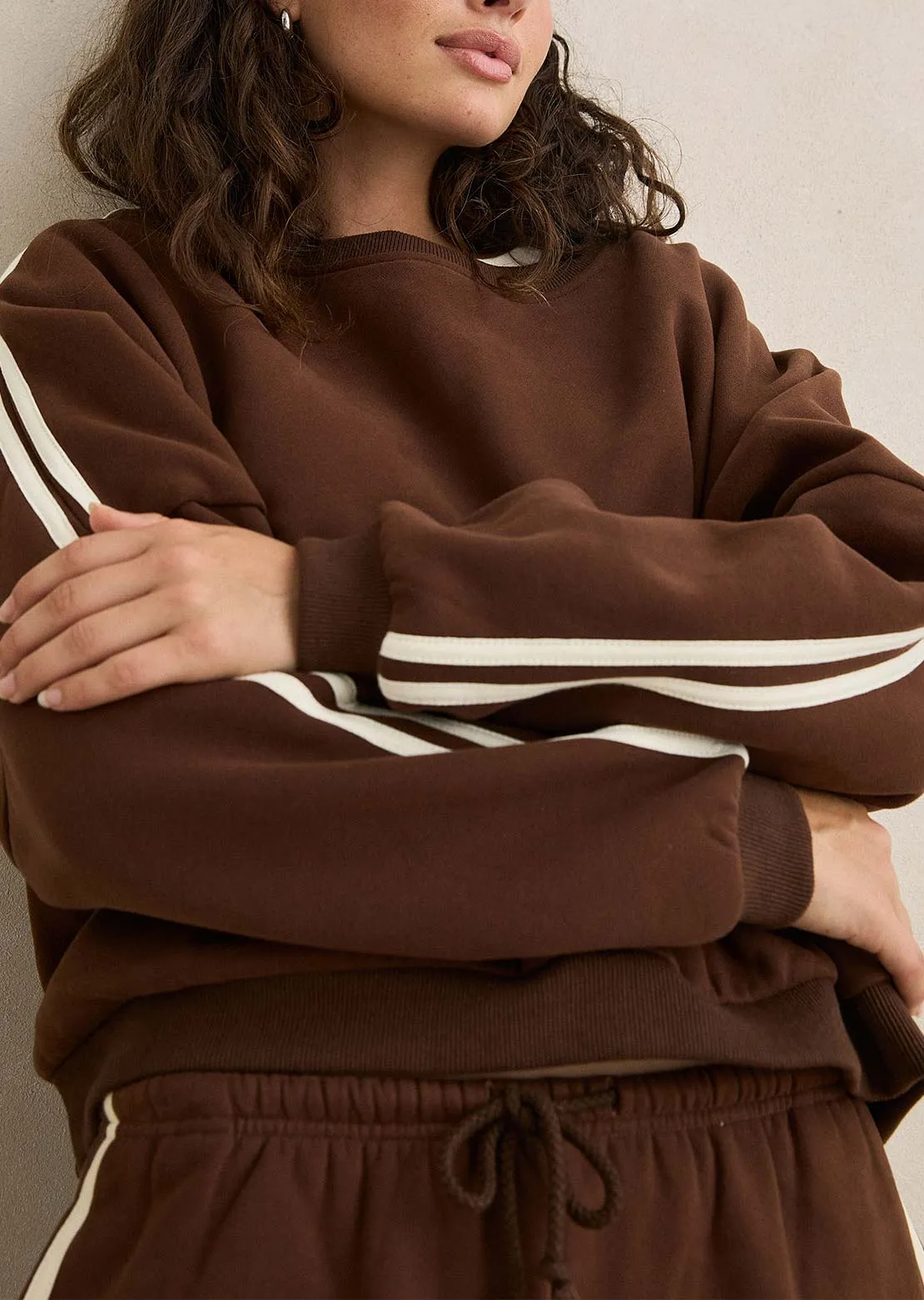 Rhythm Women's Contrast Sweatshirt sold by Prfo product image thumbnail 4