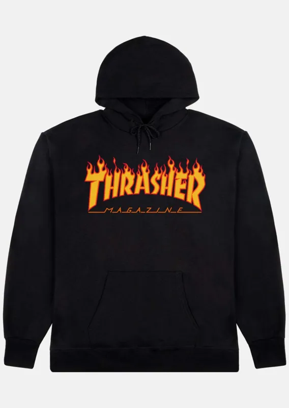 Thrasher Men's Flame Logo Hood sold by Prfo