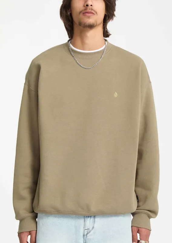 Volcom Men's Single Stone Pullover Crewneck Fleece made by Volcom