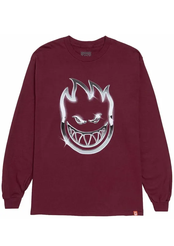 Spitfire Unisex Chrome Bighead Long Sleeve sold by Prfo