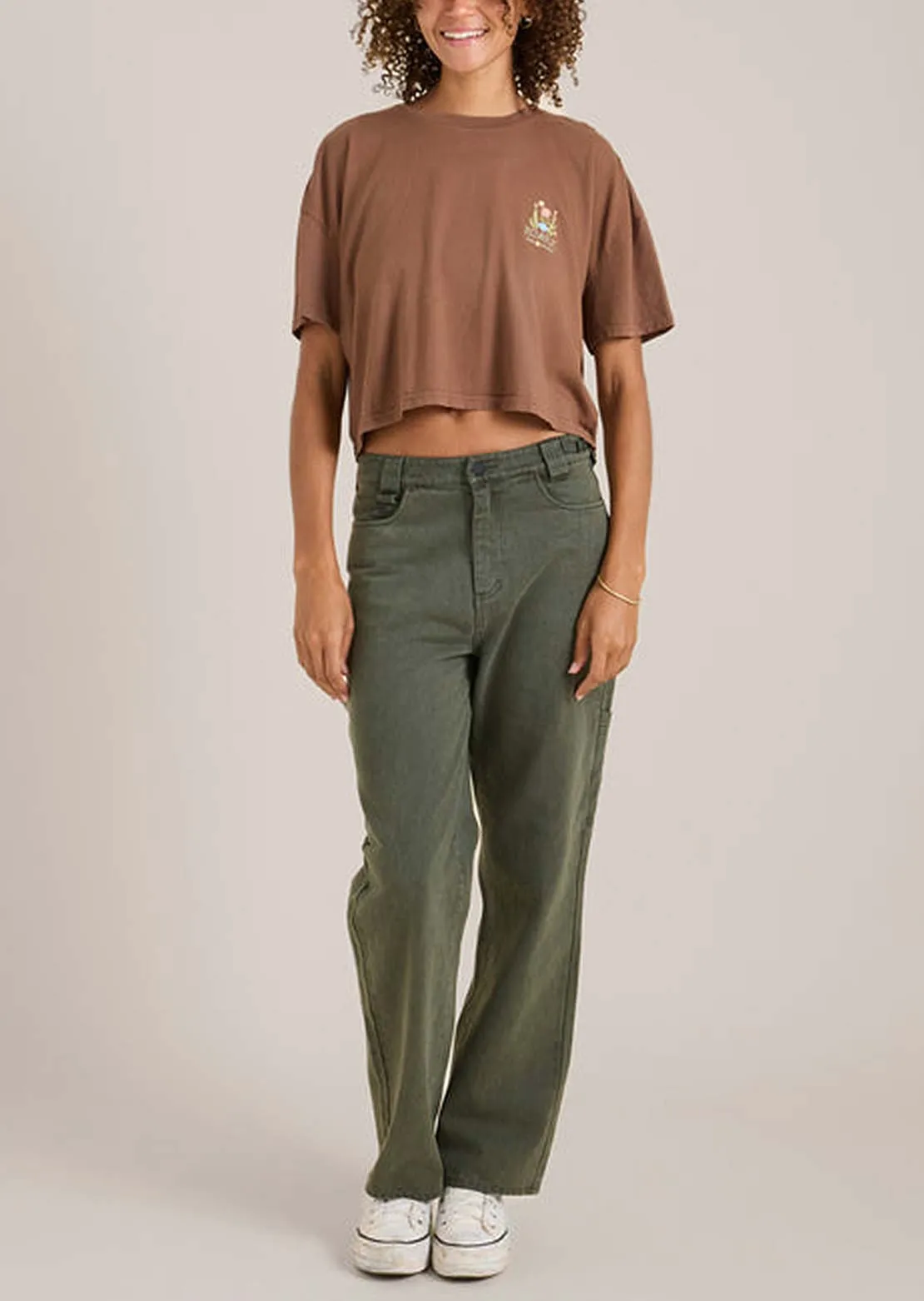 Roark Women's Garden Seek Boxy Crop T-Shirt sold by Prfo product image thumbnail 3