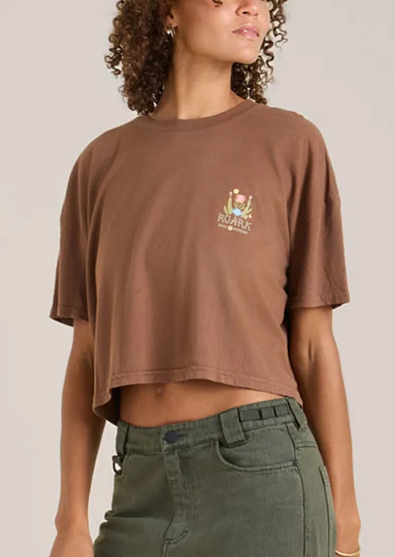 Roark Women's Garden Seek Boxy Crop T-Shirt sold by Prfo