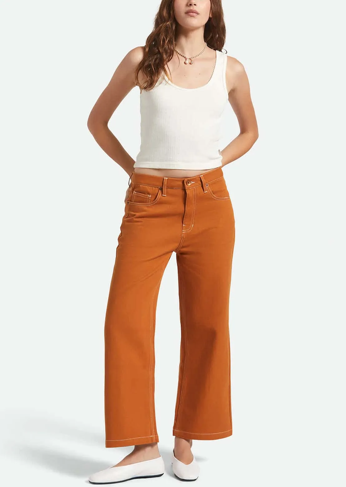 Brixton Women's Margo Cropped 5 Pocket Pants sold by Prfo product image thumbnail 5