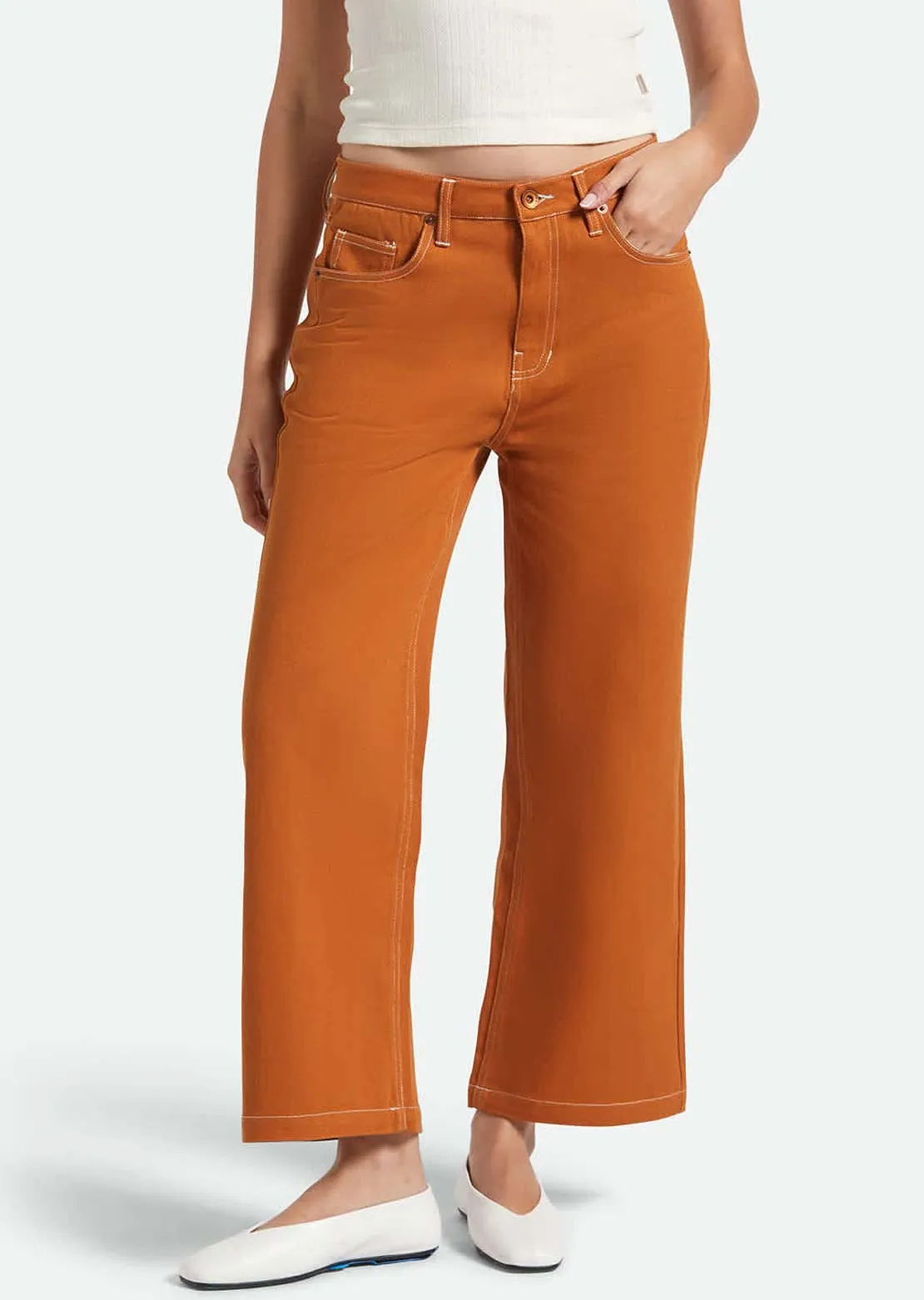 Brixton Women's Margo Cropped 5 Pocket Pants sold by Prfo product image thumbnail 2