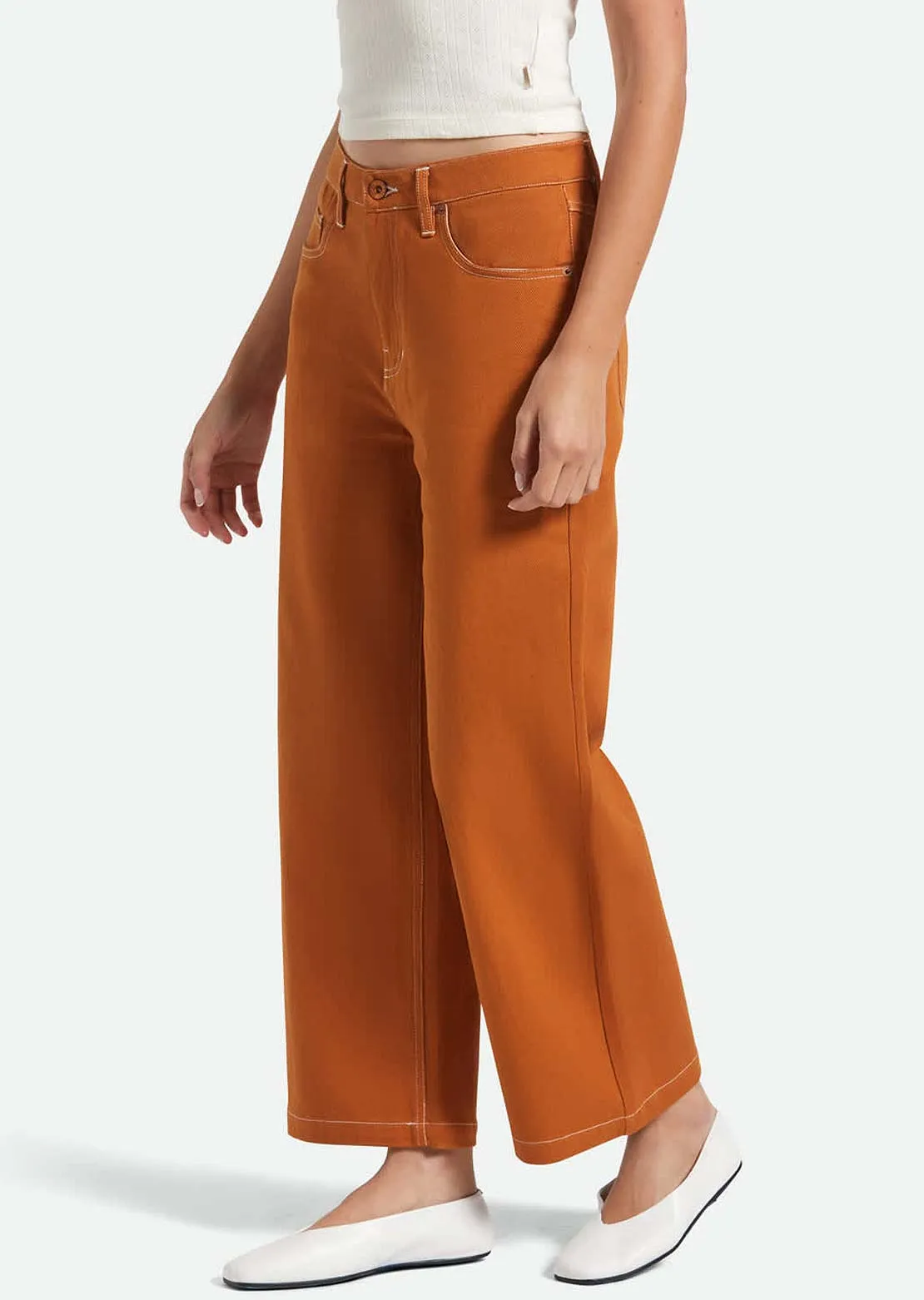 Brixton Women's Margo Cropped 5 Pocket Pants sold by Prfo product image thumbnail 3