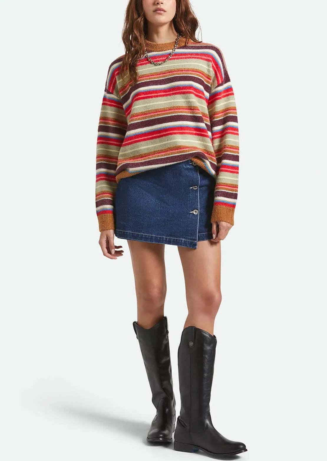 Brixton Women's Cozy Crew Sweater sold by Prfo product image thumbnail 3