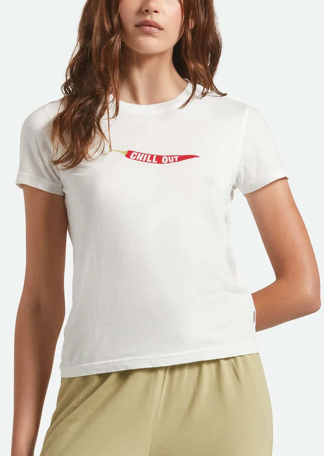 Brixton Women's Chill Out Fitted Crew T-Shirt sold by Prfo product image thumbnail 2