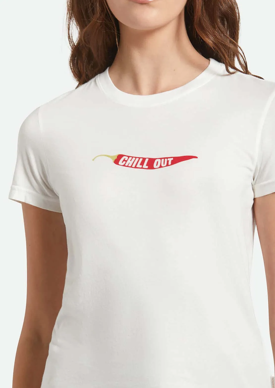 Brixton Women's Chill Out Fitted Crew T-Shirt sold by Prfo product image thumbnail 4