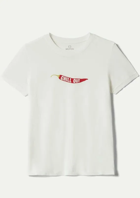 Brixton Women's Chill Out Fitted Crew T-Shirt sold by Prfo