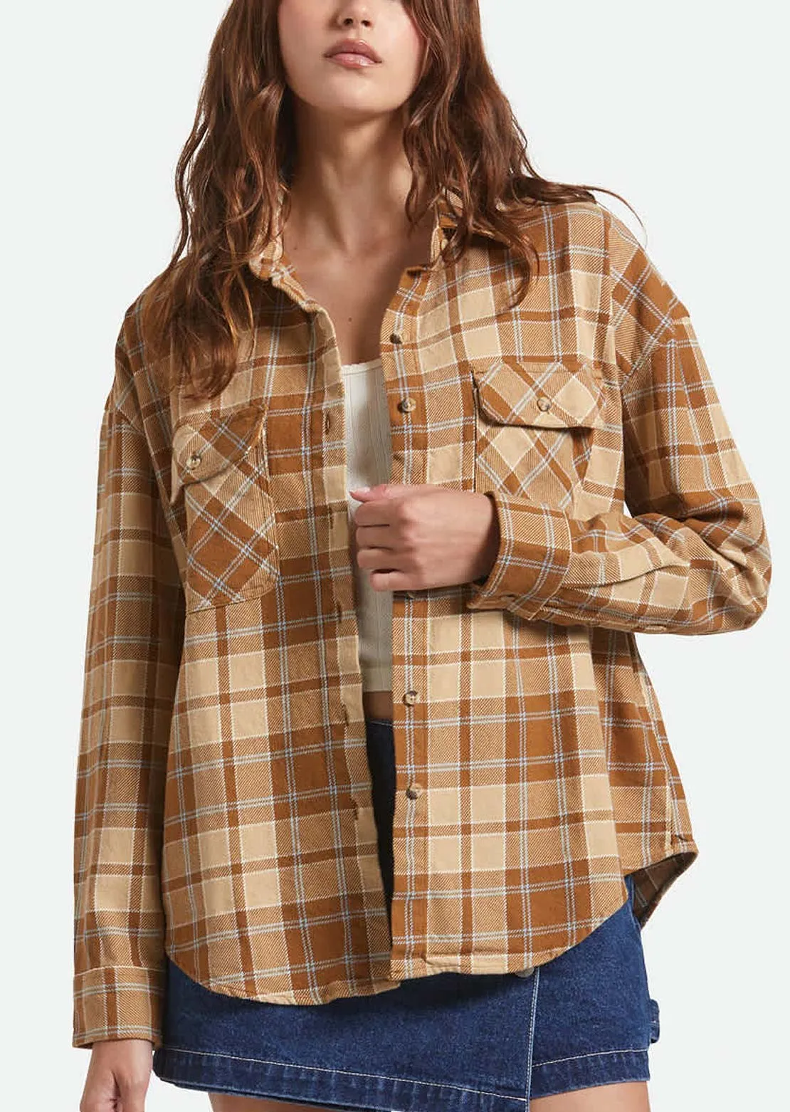 Brixton Women's Bowery Vintage Button Up Shirt sold by Prfo product image thumbnail 2