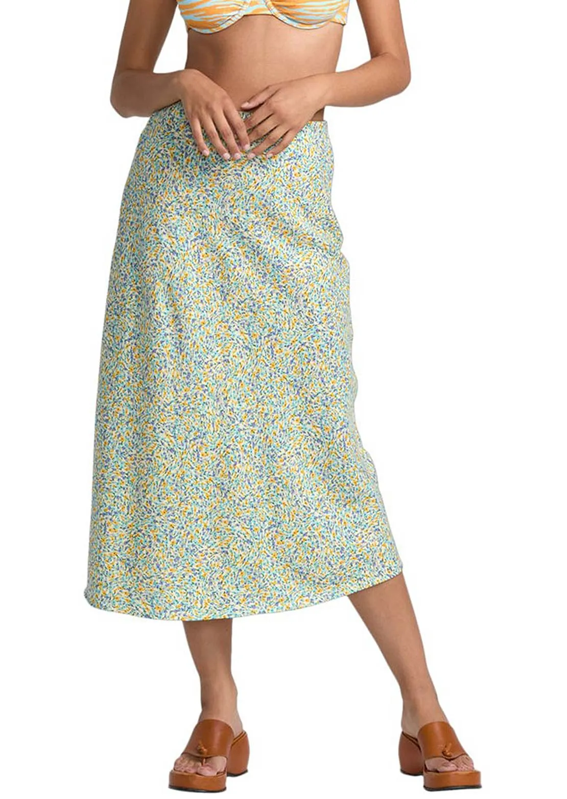 RVCA Women's Annika Midi Skirt sold by Prfo