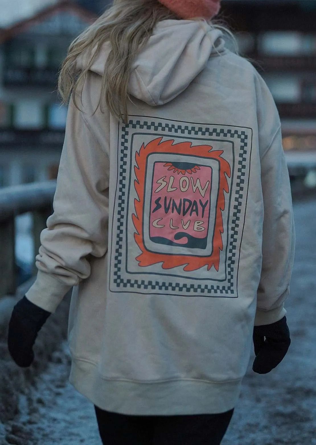 Notice The Reckless Unisex Slow Sunday Club Hood sold by Prfo product image thumbnail 4