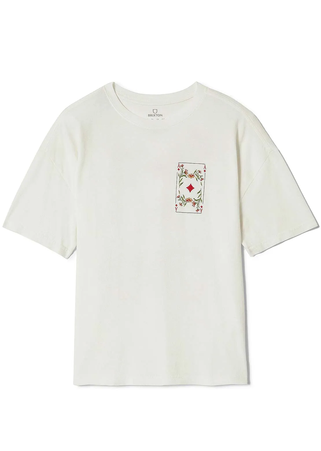 Brixton Women's Botanical Ace Oversized Boyfriend T-Shirt sold by Prfo