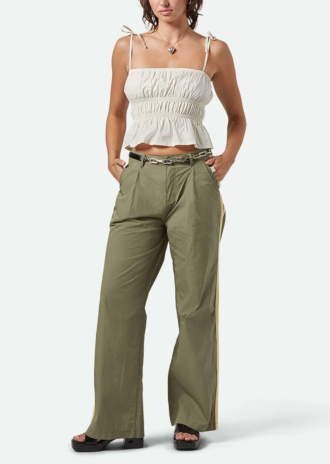 Brixton Women's Eden Smocked Top sold by Prfo product image thumbnail 5