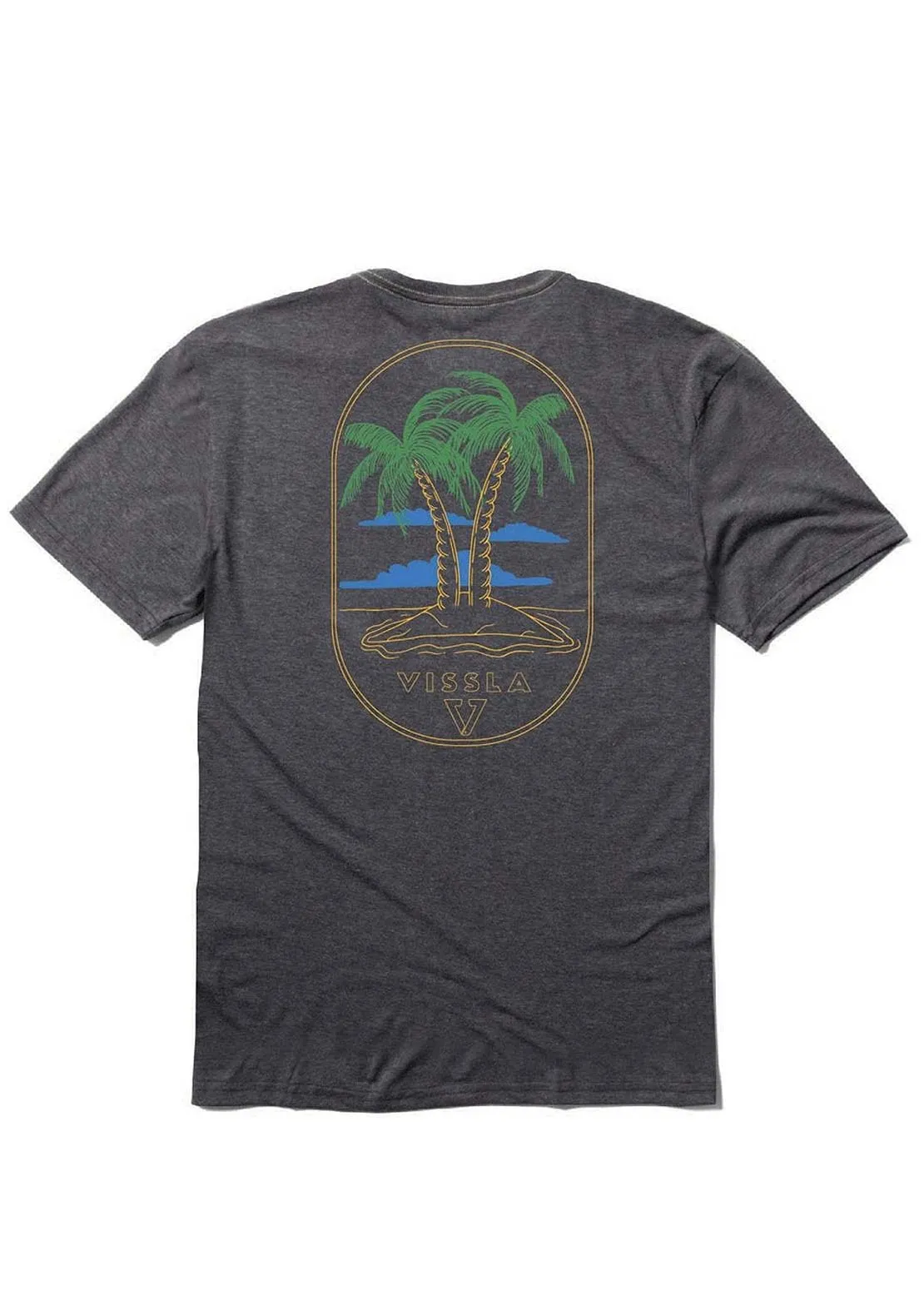 Vissla Men's Twin Palms Comp Lite Eco Drirelease T-Shirt sold by Prfo product image thumbnail 2