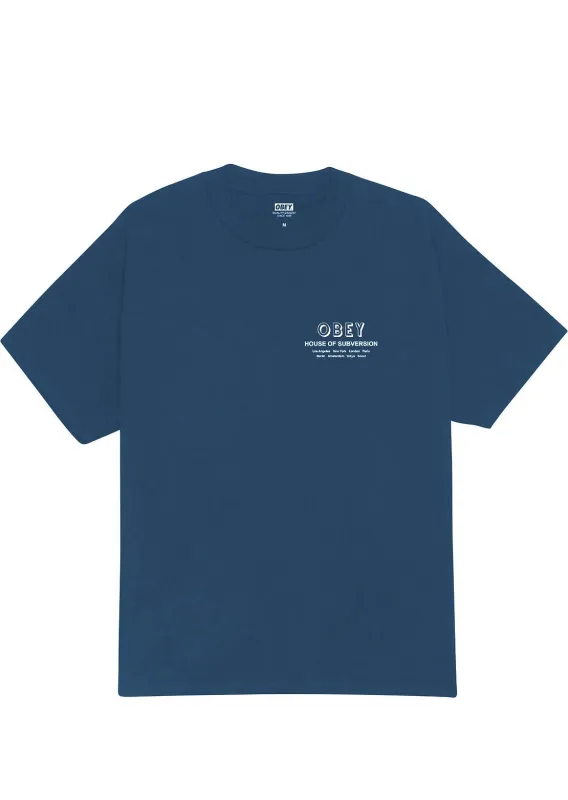 Obey Men's House of Subversion T-Shirt sold by Prfo