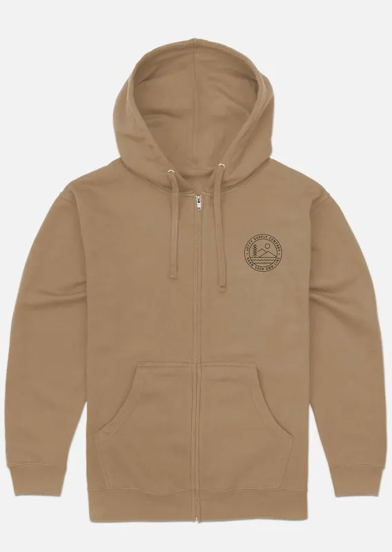 Jetty Men's Emblem Zip Hood sold by Prfo