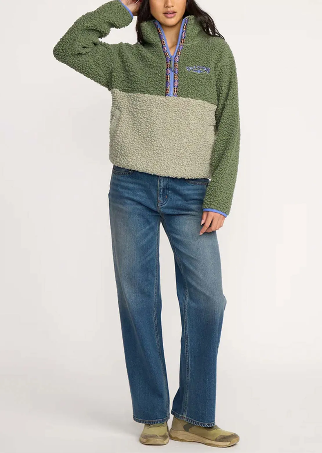 Billabong Women's Horizon Mock Neck Half Zip Fleece sold by Prfo product image thumbnail 4