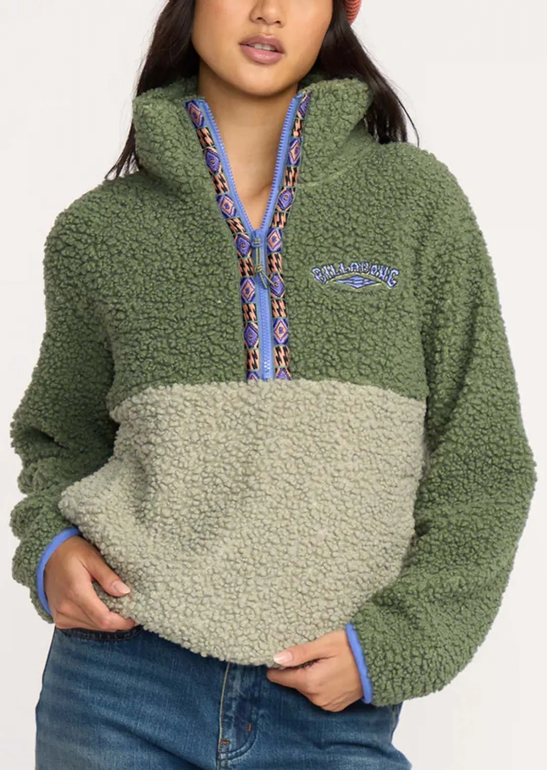 Billabong Women's Horizon Mock Neck Half Zip Fleece sold by Prfo