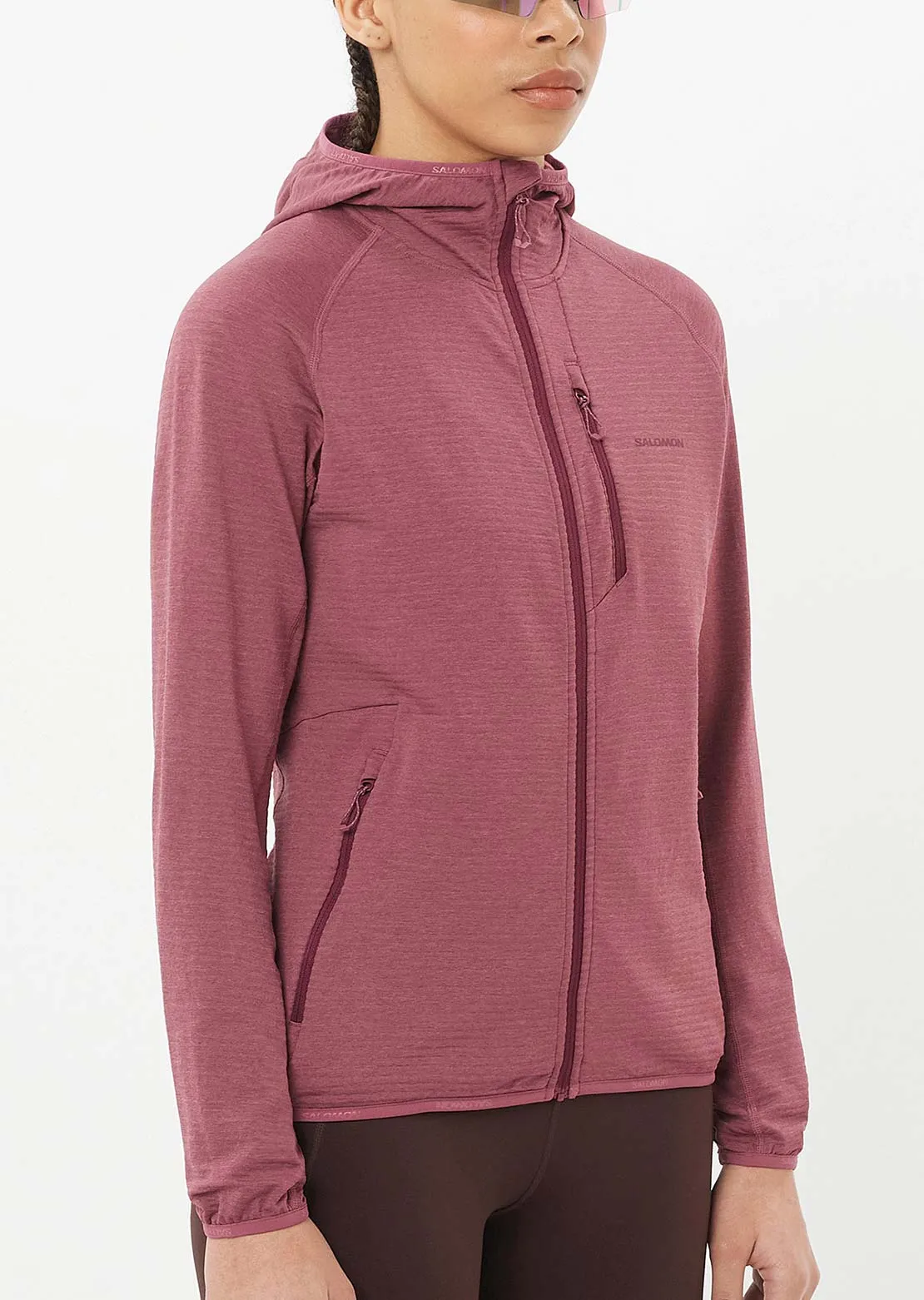 Salomon Women's Essential Lightwarm Hooded Jacket sold by Prfo product image thumbnail 2
