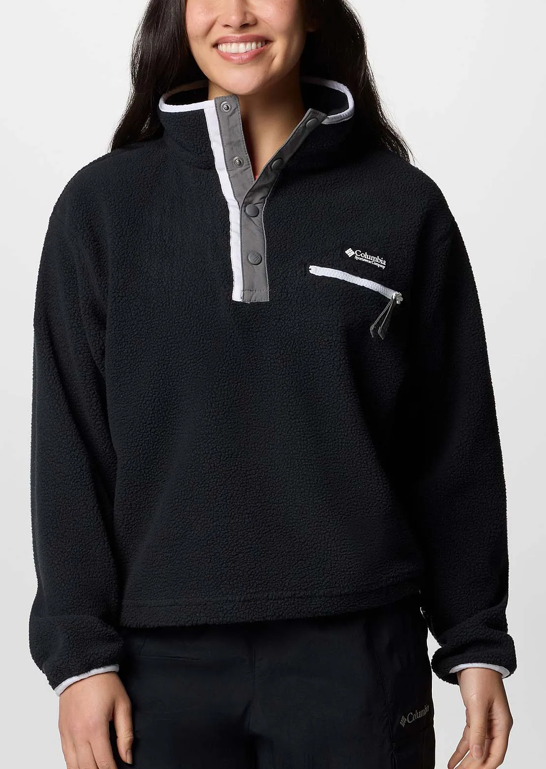 Columbia Women's Helvetia II Cropped Half-Snap Fleece sold by Prfo