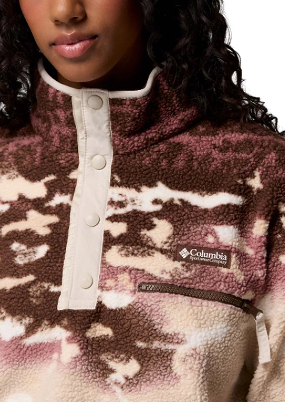 Columbia Women's Helvetia II Printed Cropped Half-Snap Pullover sold by Prfo product image thumbnail 4