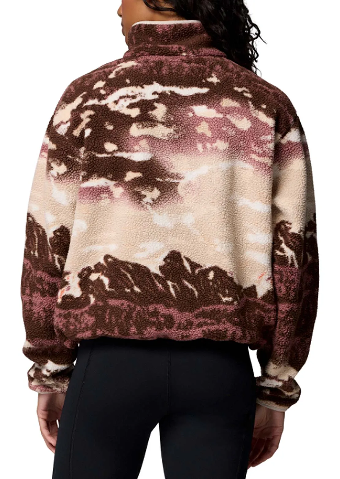 Columbia Women's Helvetia II Printed Cropped Half-Snap Pullover sold by Prfo product image thumbnail 3