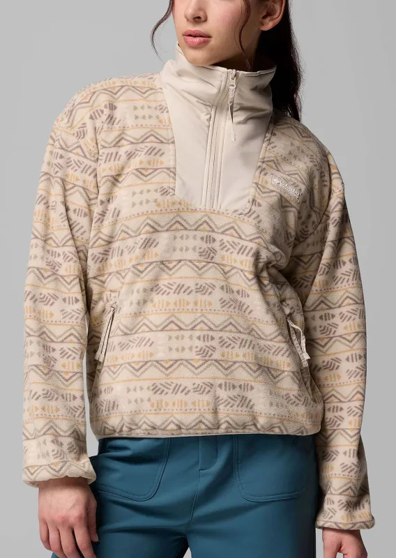 Columbia Women’s Sequoia Grove Printed Half-Zip Fleece Pullover sold by Prfo