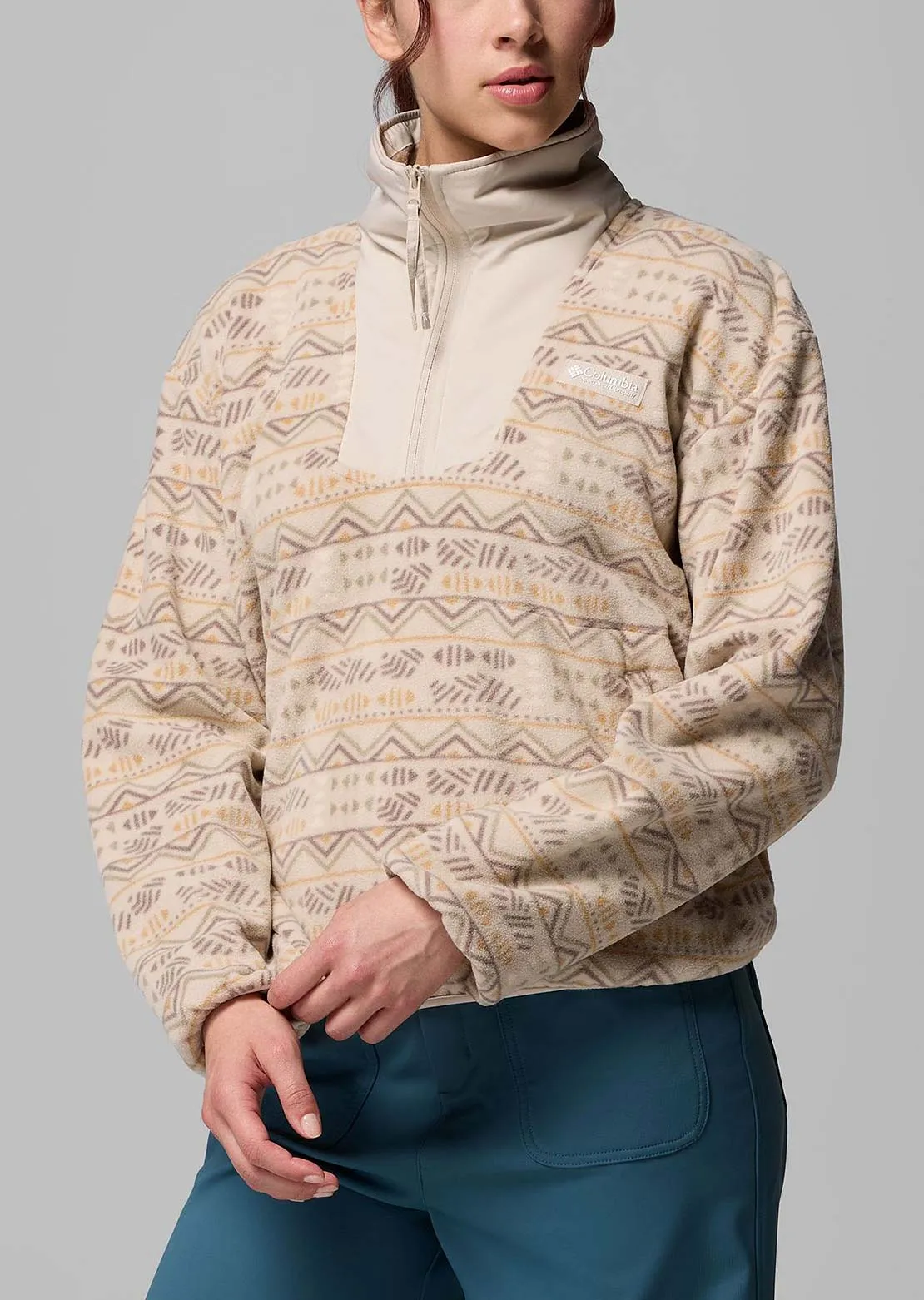 Columbia Women’s Sequoia Grove Printed Half-Zip Fleece Pullover sold by Prfo product image thumbnail 2