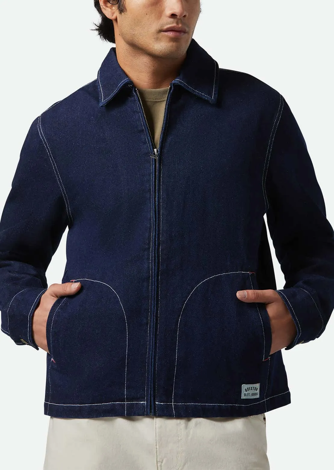 Brixton Men's Mechanic Garage Zip Jacket sold by Prfo product image thumbnail 2