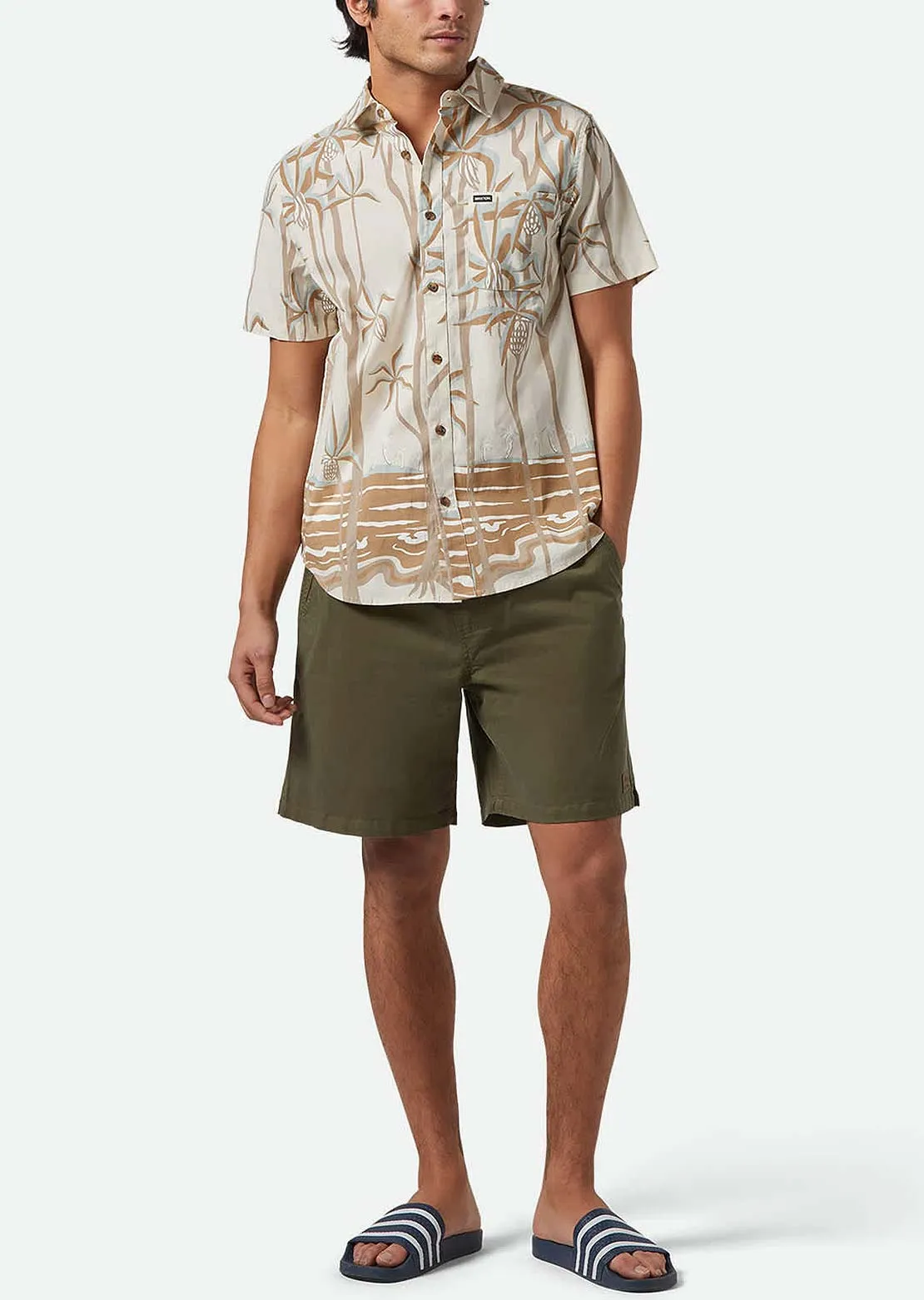 Brixton Men's Charter Print Woven Button Up Shirt sold by Prfo product image thumbnail 4