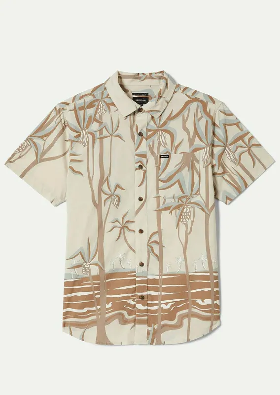 Brixton Men's Charter Print Woven Button Up Shirt sold by Prfo