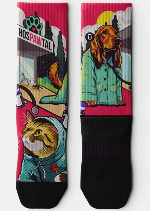 Outway Unisex Dogtor on Duty Crew Socks sold by Prfo