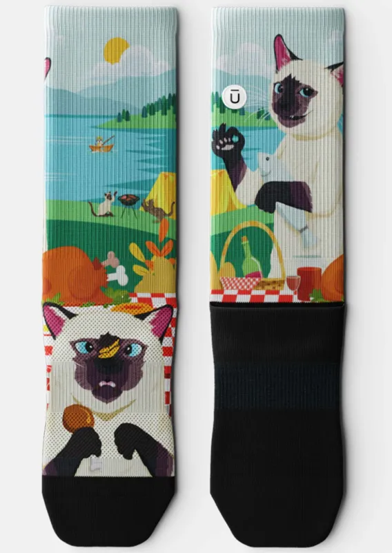 Outway Unisex Summer Break Crew Socks sold by Prfo