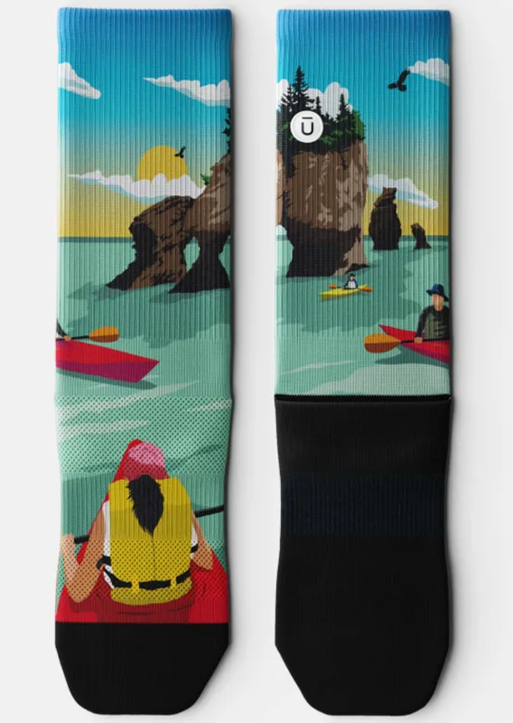 Outway Unisex Hopewell Rocks Crew Socks sold by Prfo