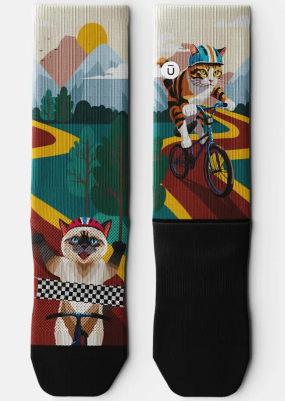 Outway Unisex Fast and Furriest Crew Socks sold by Prfo