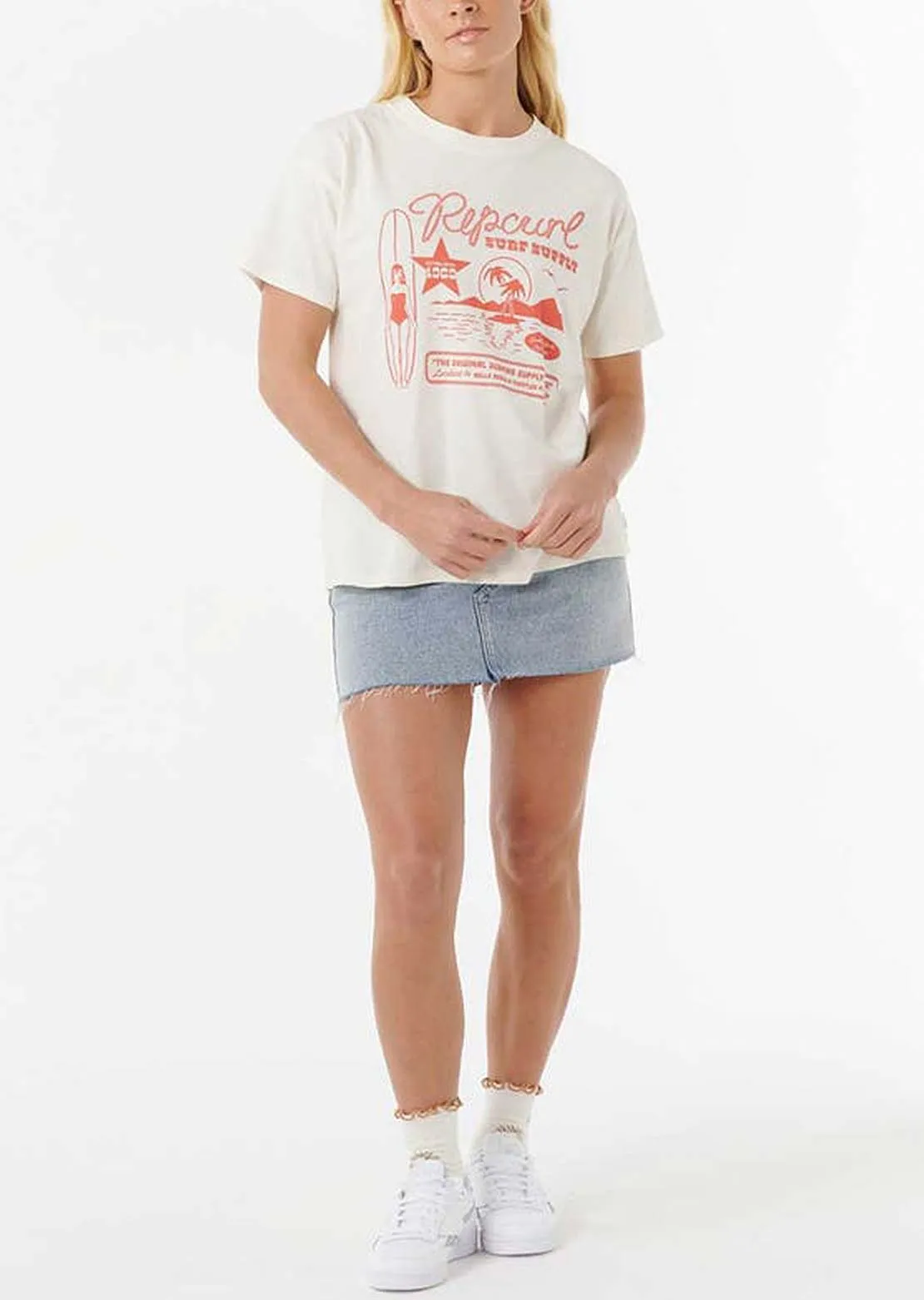 Rip Curl Women's Surf Supply Relaxed T-Shirt sold by Prfo product image thumbnail 4