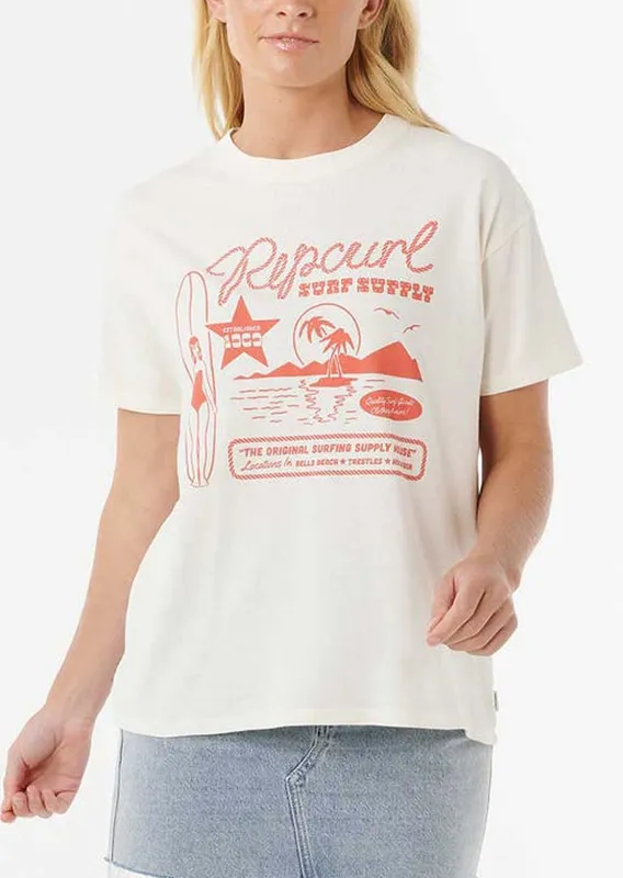 Rip Curl Women's Surf Supply Relaxed T-Shirt sold by Prfo