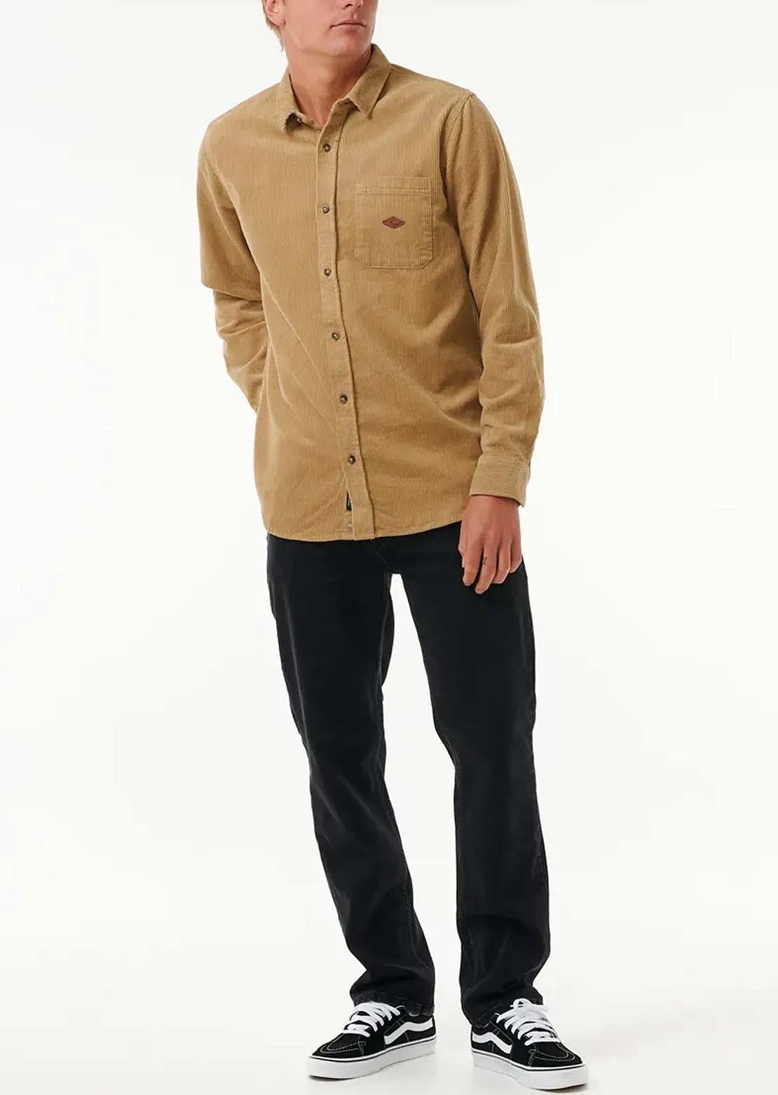 Rip Curl Men's Classic Surf Cord Long Sleeve Button Up Shirt sold by Prfo product image thumbnail 4