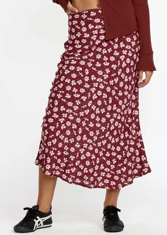 RVCA Women's Annika Midi Skirt sold by Prfo