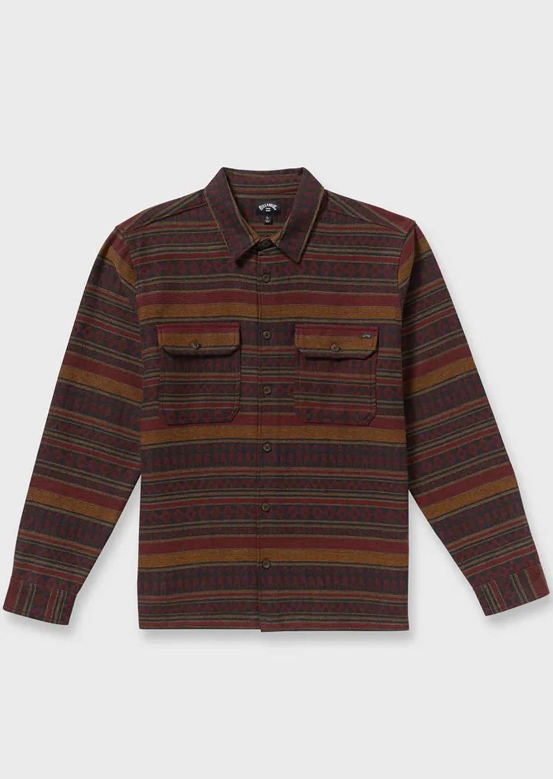 Billabong Men's Offshore Jacquard Flannel Button Up Shirt sold by Prfo