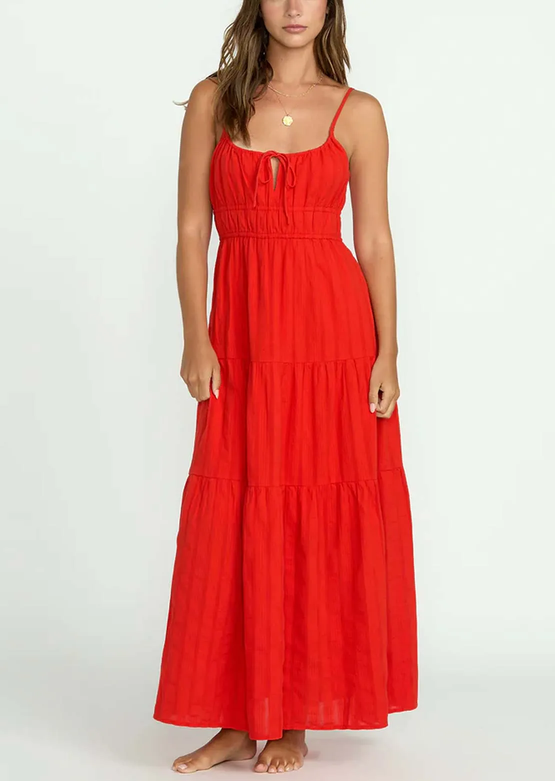 Billabong Women's Red Aloha Maxi sold by Prfo