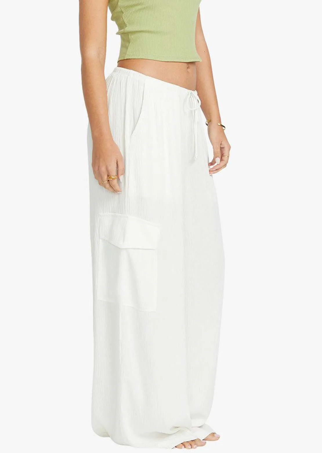 Billabong Women's Beach Babe Cargo Elastic Pants sold by Prfo product image thumbnail 2