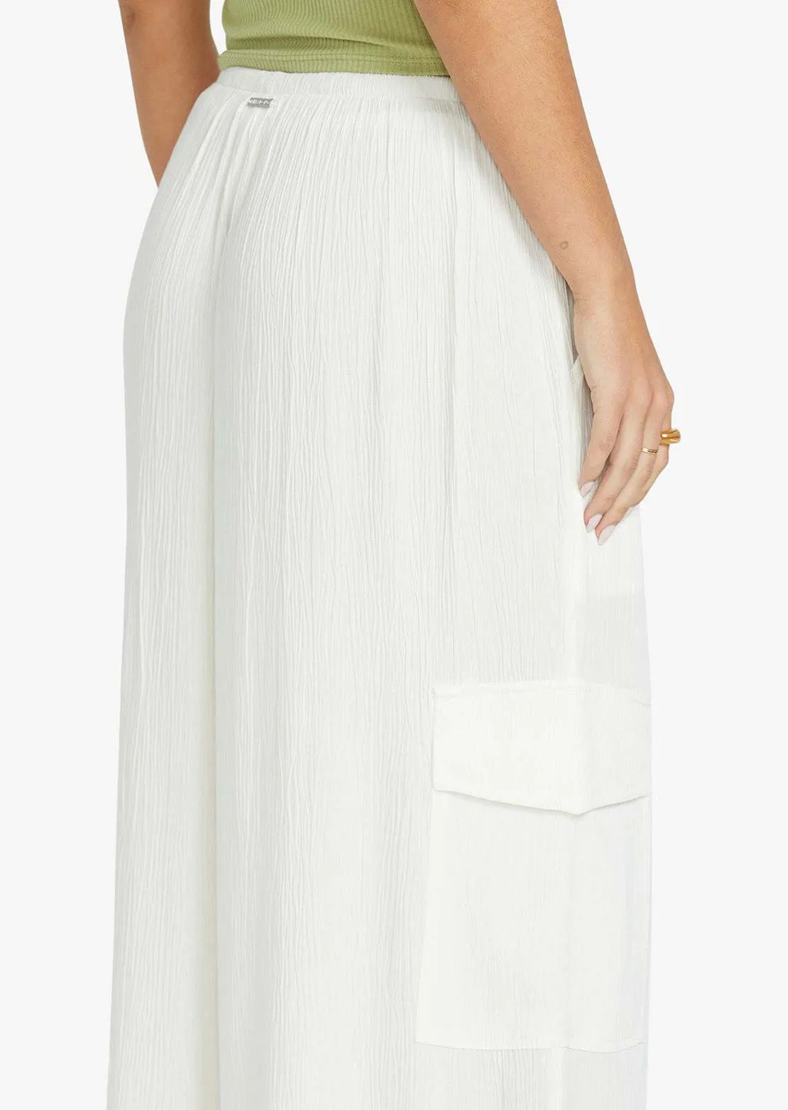 Billabong Women's Beach Babe Cargo Elastic Pants sold by Prfo product image thumbnail 4